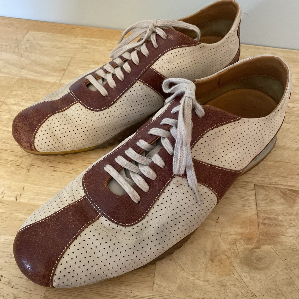 Cole Haan Fashion Sneakers Laced Size 11 M C04446  Brown Leather